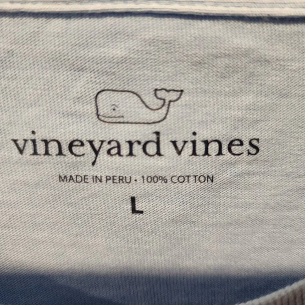 Vineyard Vines Tie Dye Tee, Size L, Like New - Picture 4 of 4
